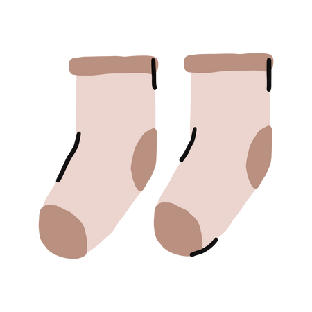 Two socks drawn